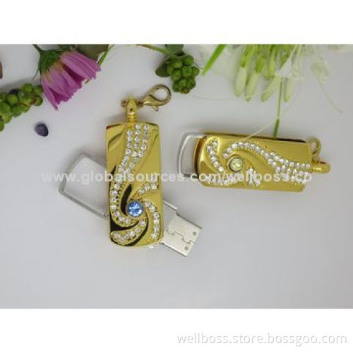 Jewelry USB Flash Drive, 5-year Warranty, Hot Plug-and-play, 1 to 256GB CapacityNew